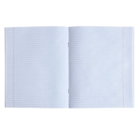 Тетрадь предметная Calligrata "На Чёрном", 48 листов в клетку Биология, со справочным материалом, обложка мелованный картон, УФ-лак, блок офсет