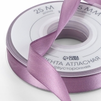 Лента атласная двухсторонняя №0434 15мм*25&plusmn;1м сиреневый TR