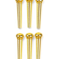 Набор фиксаторов струн Music life, 6 штук, медный