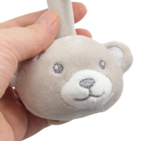 Подвеска - погремушка &laquo;Серый мишка&raquo;, на кроватку, коляску, Крошка Я