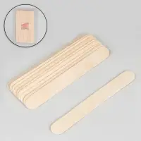 Шпатели для депиляции, деревянные, 15&times;1.7 см, 10 шт.