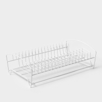 Сушилка для посуды с поддоном, 39&times;25&times;12 см, цвет белый