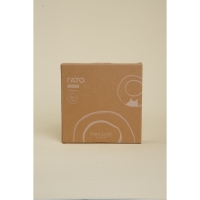 Набор тарелок фарфоровых SL Home &laquo;Гато&raquo;, d=20 см, цвет белый