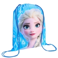 Мешок для обуви 420 х 350 мм, Холодное сердце &laquo;Эльза&raquo; (мягкий полиэстер, плотность 210D)