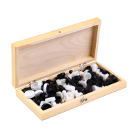 Настольные игры 2 в 1 "Лучший": шахматы, шашки, король h-7.2 см, пешка h-4 см, поле 29х29 см