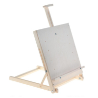 Мольберт настольный &laquo;Студийный&raquo;, 650 x 450 x 560 мм, с планшетом 450 x 480 мм (возможность разместить холст 60 x 80 см), с бегунком, Calligrata