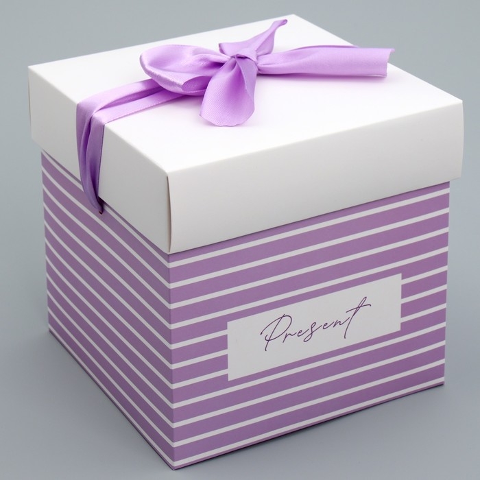 Коробка подарочная складная, упаковка, &laquo;Present&raquo;, 15 х 15 х 15 см