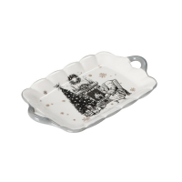 Блюдо сервировочное Доляна &laquo;Хюгге&raquo;, 23,5&times;14&times;3 см, цвет белый