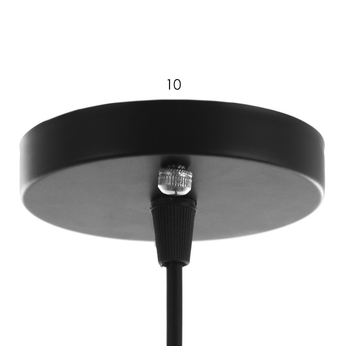 Светильник BayerLux "Фрейя" Е27 40Вт черный 16х16х23-123см