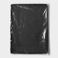 Коврик перфорированный прямоугольный Доляна, силикон, 40&times;31&times;1 см, цвет коричневый