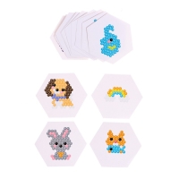 Аквамозаика &laquo;Большой набор&raquo;, 20 трафаретов, 6 основ, 1500 шариков