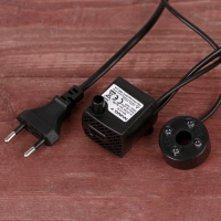 Фонтан "Дом с соломенной крышей" 13х17 см (с подсветкой)