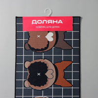 Коврики для дома Доляна &laquo;Корги&raquo;, 2 шт: 40&times;60, 45&times;120 см