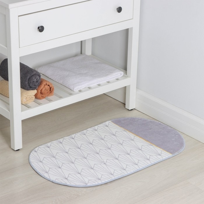 Коврик для дома SAVANNA Gold, 50&times;80 см, цвет серый