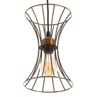 Светильник BayerLux "Анетта" Е27 40Вт золото 16х16х23-123см