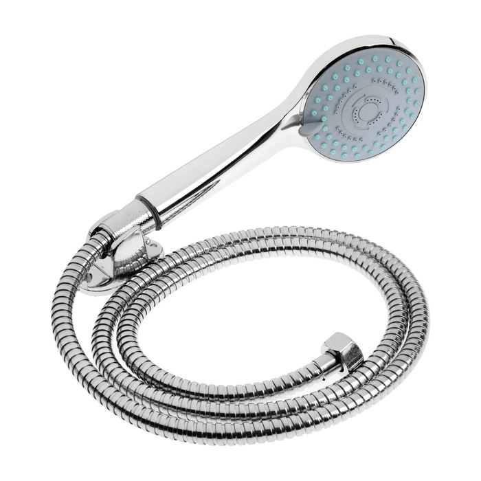 Смеситель для ванны ZEIN Z3845, однорычажный, излив 30 см, душевой набор, лейка 5 реж, хром   993215