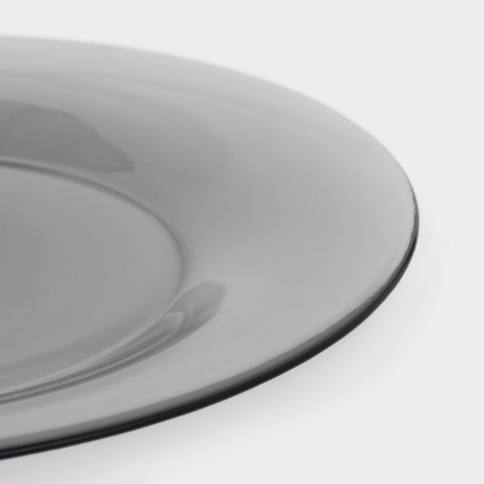 Тарелка обеденная стеклянная &laquo;Симпатия&raquo;, d=25 см