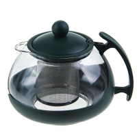 Чайник стеклянный заварочный &laquo;Фантазия&raquo;, 750 мл, с металлическим ситом, цвет МИКС