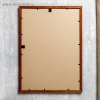 Фоторамка  дерево 30х42 см орех, МИКС (пластиковый экран)