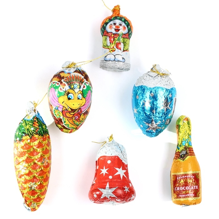 Набор фигурок из глазури &laquo;Ёлочные игрушки&raquo;