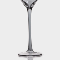 Набор бокалов для шампанского стеклянный Magistro &laquo;Дарио&raquo;, 180 мл, 7&times;27,5 см, 2 шт, цвет графит