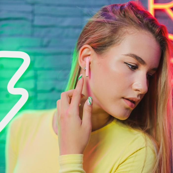 Наушники беспроводные &laquo;Котик&raquo;, 9,7 х 9,7 см