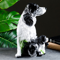 Копилка для денег &laquo;Кокер с щенками&raquo;, гипс, 30&times;20&times;25 см