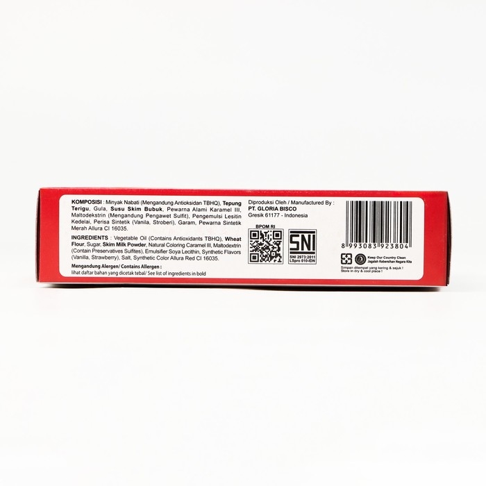 Бисквитные палочки Willie Wafer со вкусом клубники, 40 г