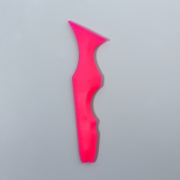 Трафарет для нанесения макияжа, 15 &times; 4,5 &times; 0,7 см, цвет розовый