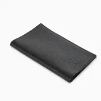 Обложка для паспорта 9,5*0,5*13,5, загран, флотер черный (2)