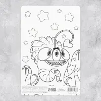 Поздравительная открытка с раскраской &laquo;Монстрики&raquo;, 12&times;18 см