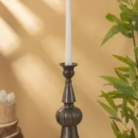 Подсвечник "Ретро серия Аликанте" алюминий 7,5х7,5х26 см