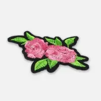 Термоаппликация &laquo;Цветы&raquo;, 7.5&times;5.5 см, разноцветная