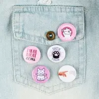 Значок металлический , закатной &laquo;Смирись я девушка&raquo;, 25 мм, МИКС