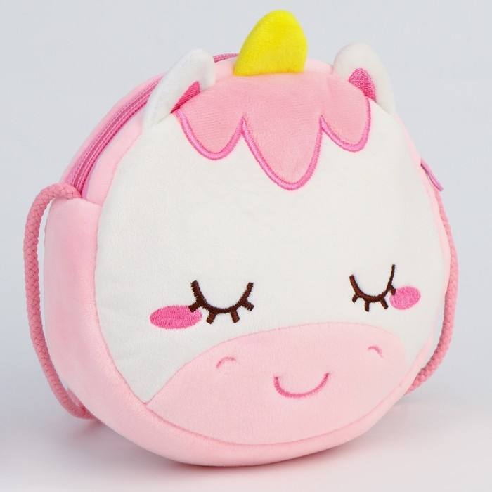 Сумка плюшевая &laquo;Единорог&raquo;