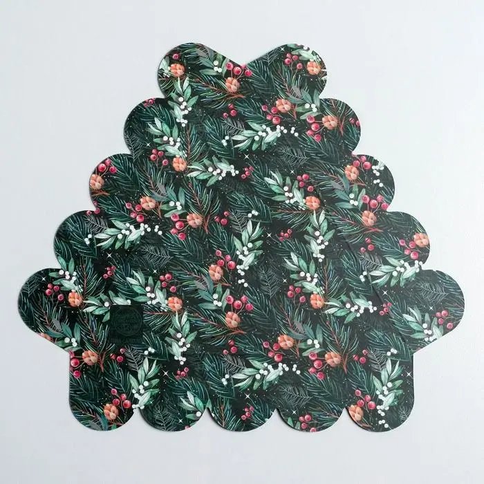 Коробка для кондитерских изделий с PVC крышкой &laquo;Happy New Year&raquo;, 18 х 4 см