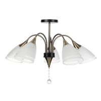 Люстра "Сандра" 5хЕ27 40Вт черно-бронзовый 65х65х30 см