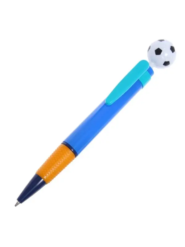 Ручка - прикол шариковая Calligrata &laquo;Футбольный мяч&raquo;, МИКС