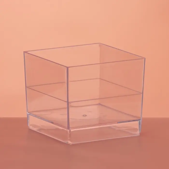 Форма пластиковая одноразовая для фуршета &laquo;Куб&raquo;, 60 мл, прозрачная