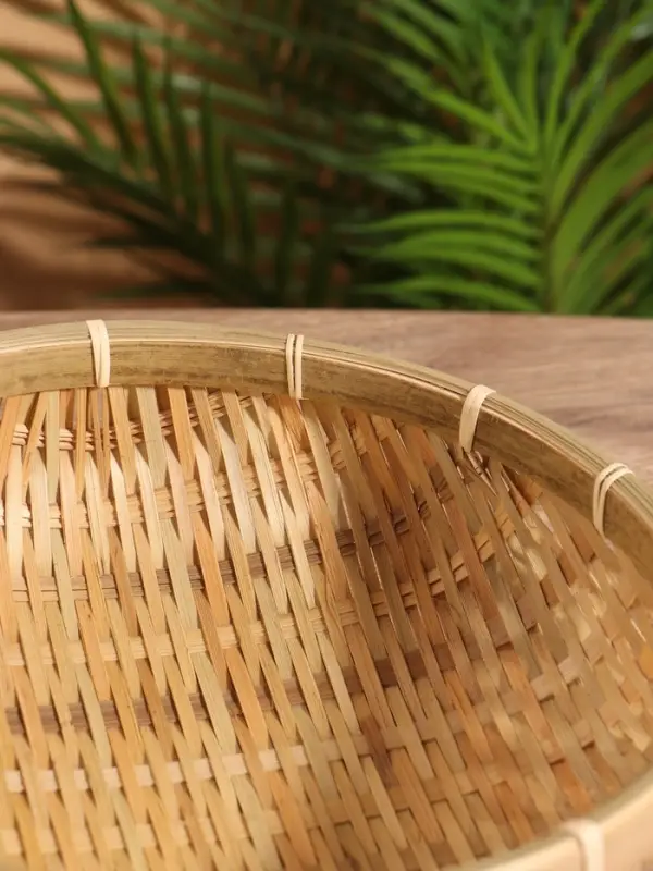 Чаша плетеная, 25 см, бамбук
