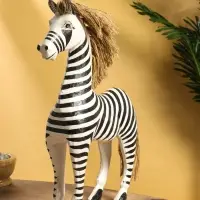 Сувенир &laquo;Зебра&raquo;, 30&times;10&times;45 см, дерево, чёрно-белый