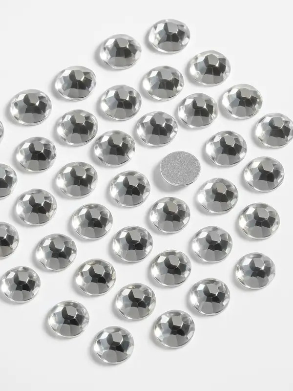 Стразы &laquo;Усечённый конус&raquo;, стеклянные, d=3.2 мм, 100 шт., цвет серебряный