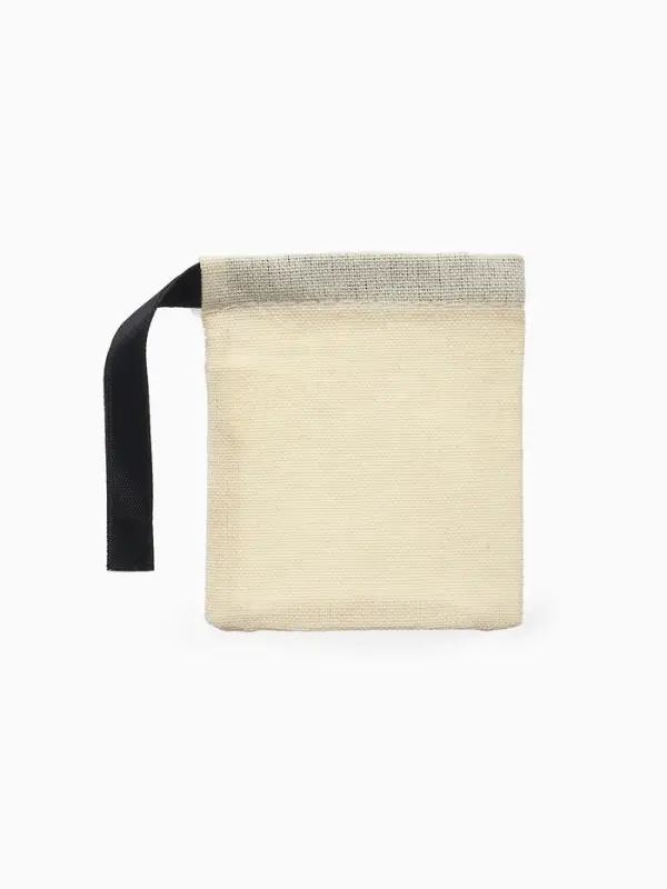 Мешочек подарочный &laquo;Нежность&raquo;, 8.5&times;7 см, бежево-чёрный