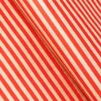 Бумага упаковочная крафт "Полосы красные", 0,68 х 10 &plusmn;5% м, 60 гр