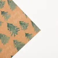 Бумага упаковочная крафтовая Merry christmas, 50&times;70 см