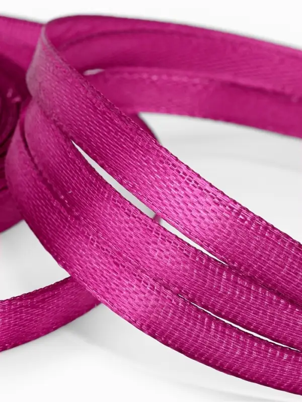 Лента атласная, 6 мм, 23&plusmn;1 м, пурпурная №29
