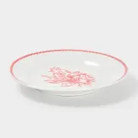 Тарелка Дулевский фарфор &laquo;Райские ландыши&raquo;, d=17.5 см, фарфор