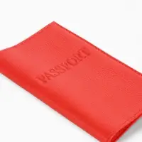 Обложка для паспорта 9,5*0,5*13,5, загран, флотер красный (17)