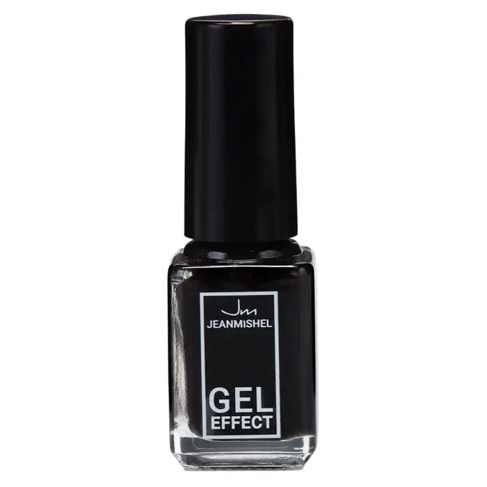 Лак для ногтей с эффектом геля, Jeanmishel, тон 199, чёрный матовый, 6 мл