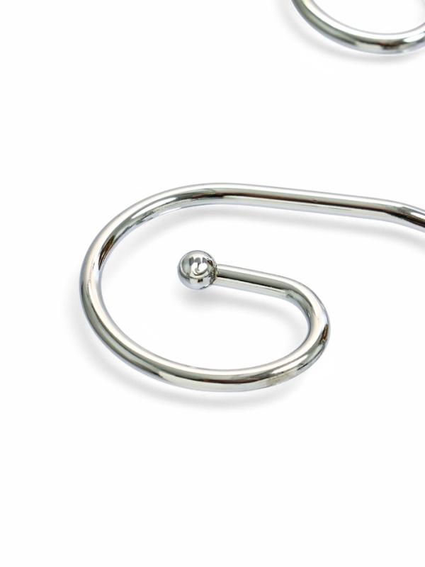 Подставка для бокалов, серебристая, на 6 бокалов